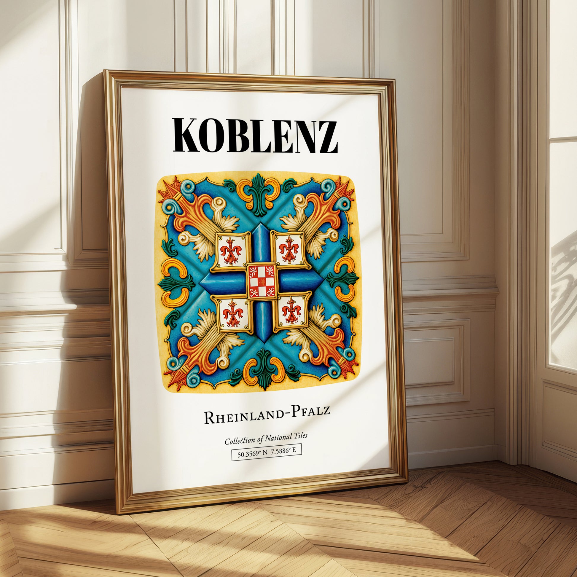Koblenz, Germany – Travel Wall Decor, styled in a charming Paris street view