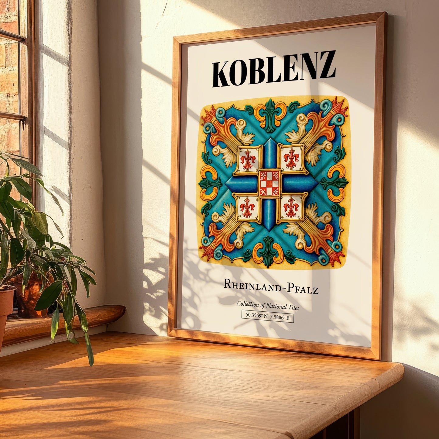 Koblenz, Germany – Travel Wall Decor, clean layout with no caption