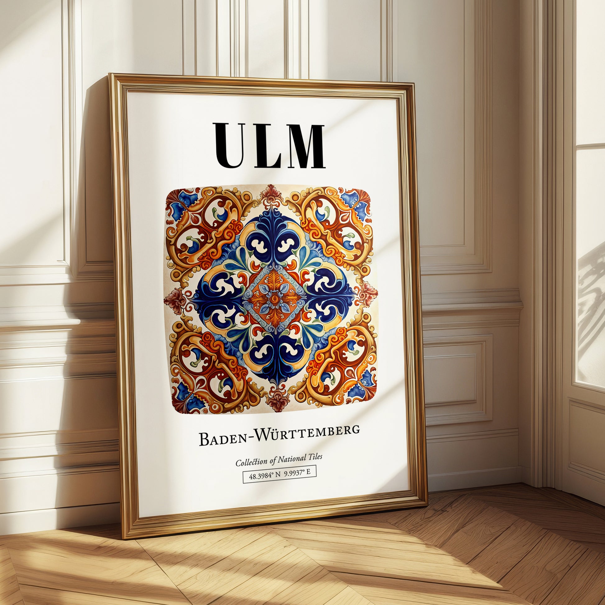 Ulm, Germany – Travel Print, styled in a charming Paris street view