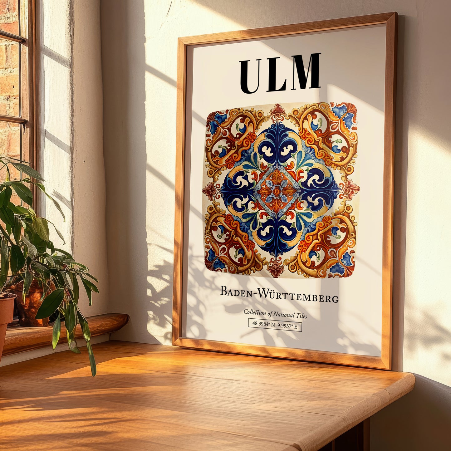 Ulm, Germany – Travel Print, clean layout with no caption