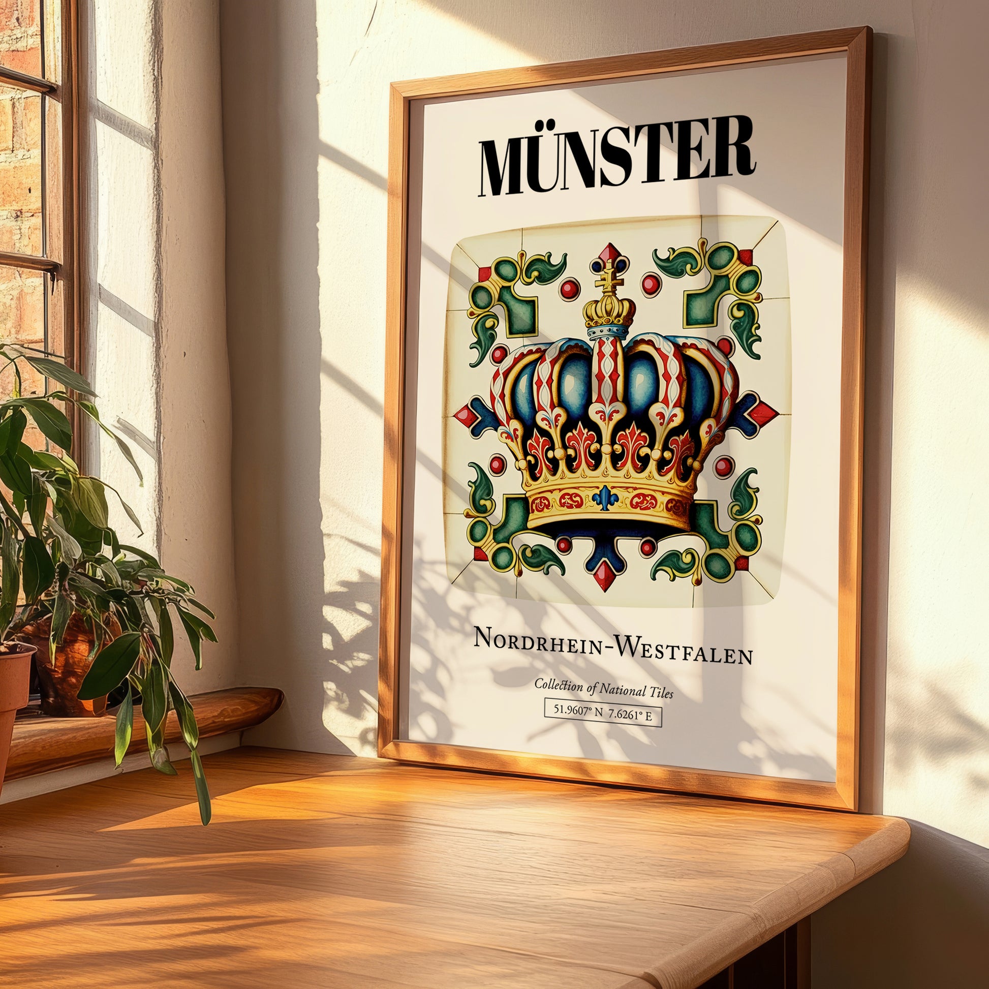 Münster, Germany – Global Wall Art, clean layout with no caption