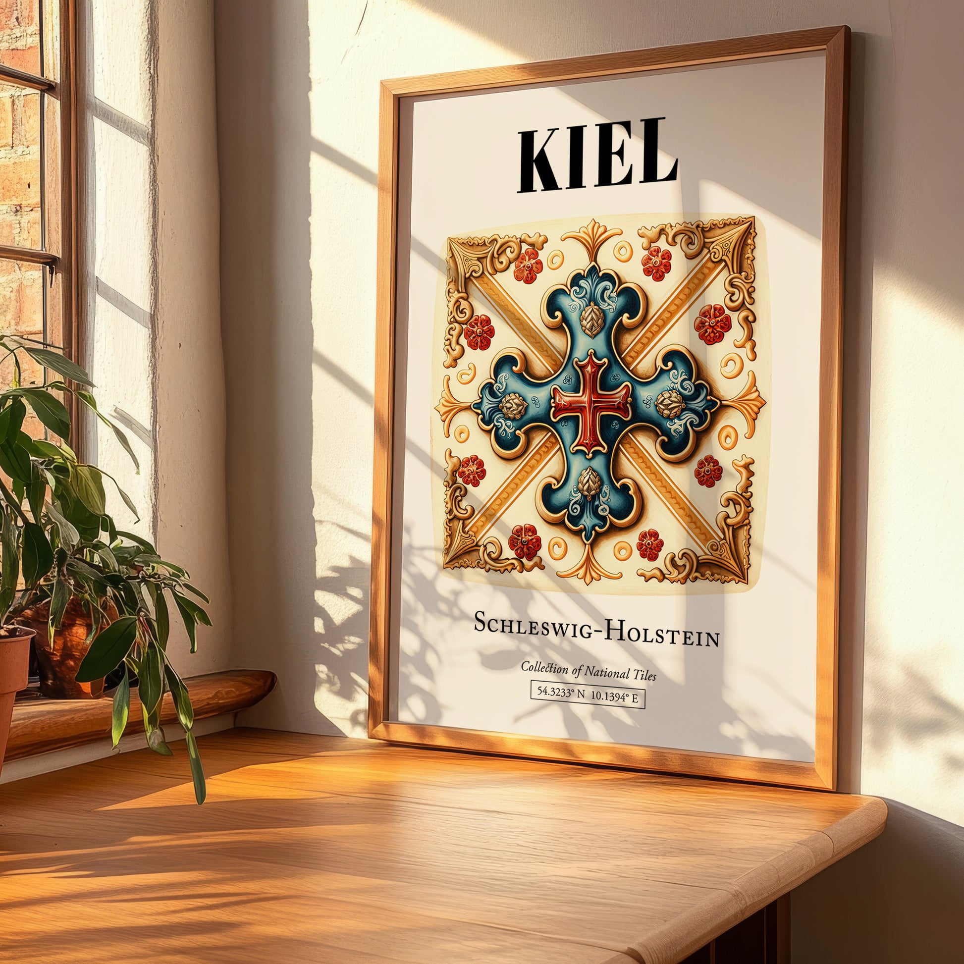 Kiel, Germany – Travel Print, clean layout with no caption