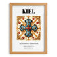 Kiel, Germany – Travel Print, set in oak frame