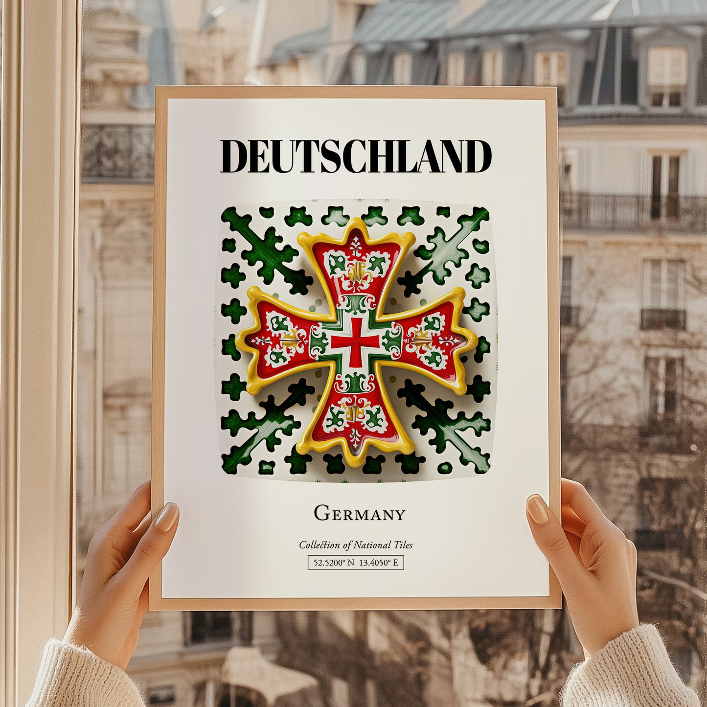 Deutschland, Germany – Global Cities Wall Print
