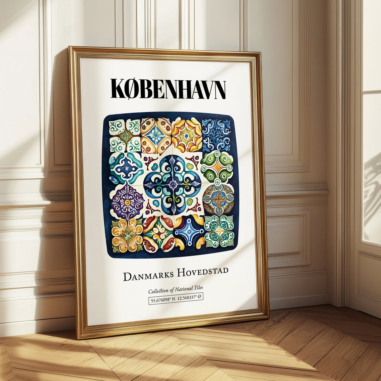 København, Denmark – National Pride Wall Decor, styled in a charming Paris street view