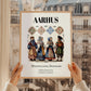 Aarhus, Denmark – Minimalist Travel Print
