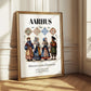 Aarhus, Denmark – Minimalist Travel Print, styled in a charming Paris street view