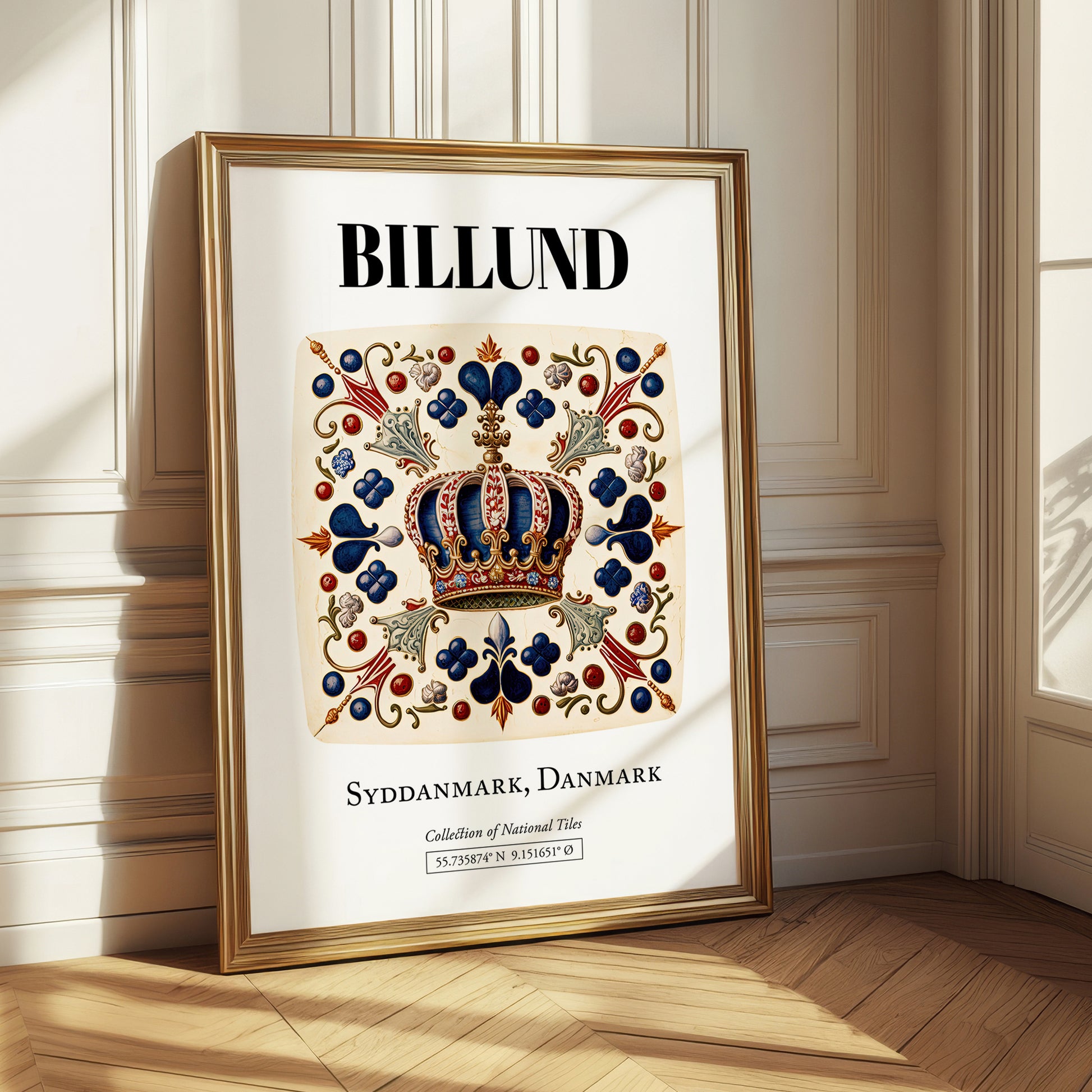 Billund, Denmark – Travel Destination Art, styled in a charming Paris street view
