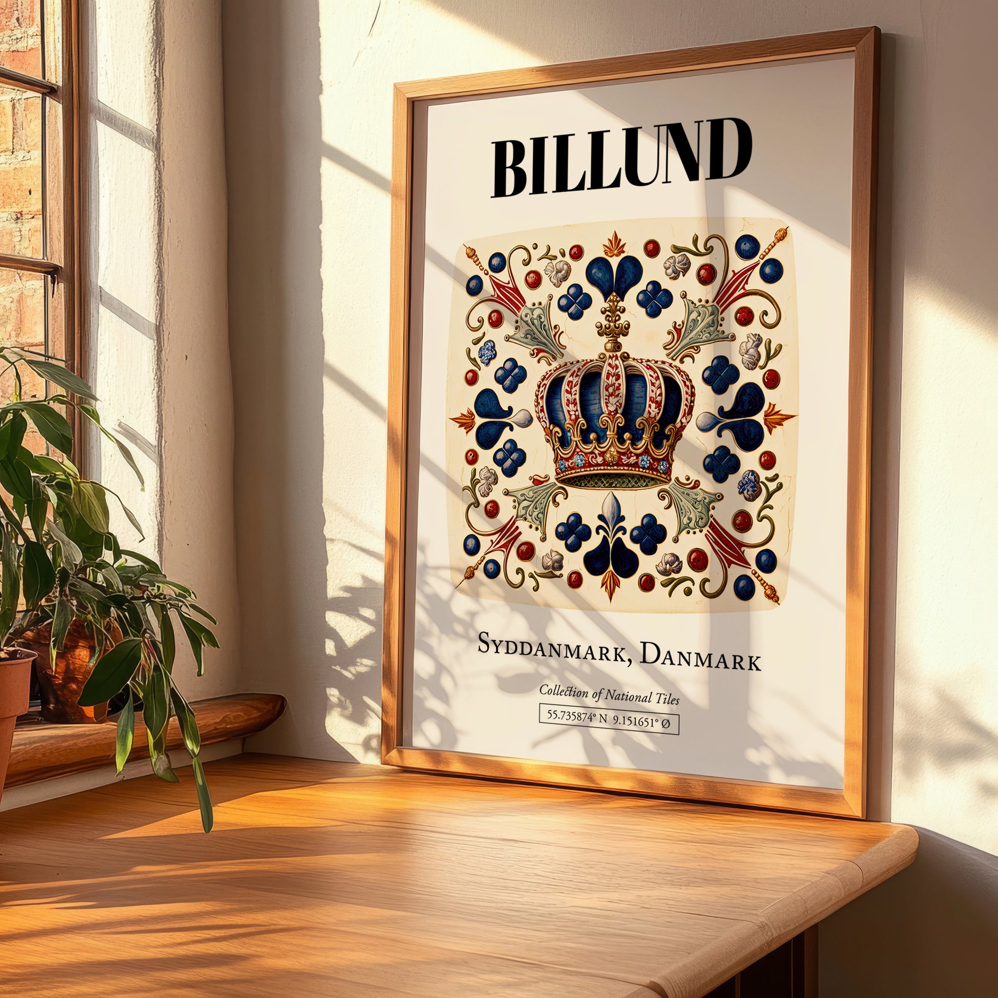 Billund, Denmark – Travel Destination Art, clean layout with no caption