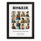 Roskilde, Denmark – Travel Poster, in sleek black frame