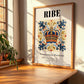 Ribe, Denmark – Travel Poster, clean layout with no caption