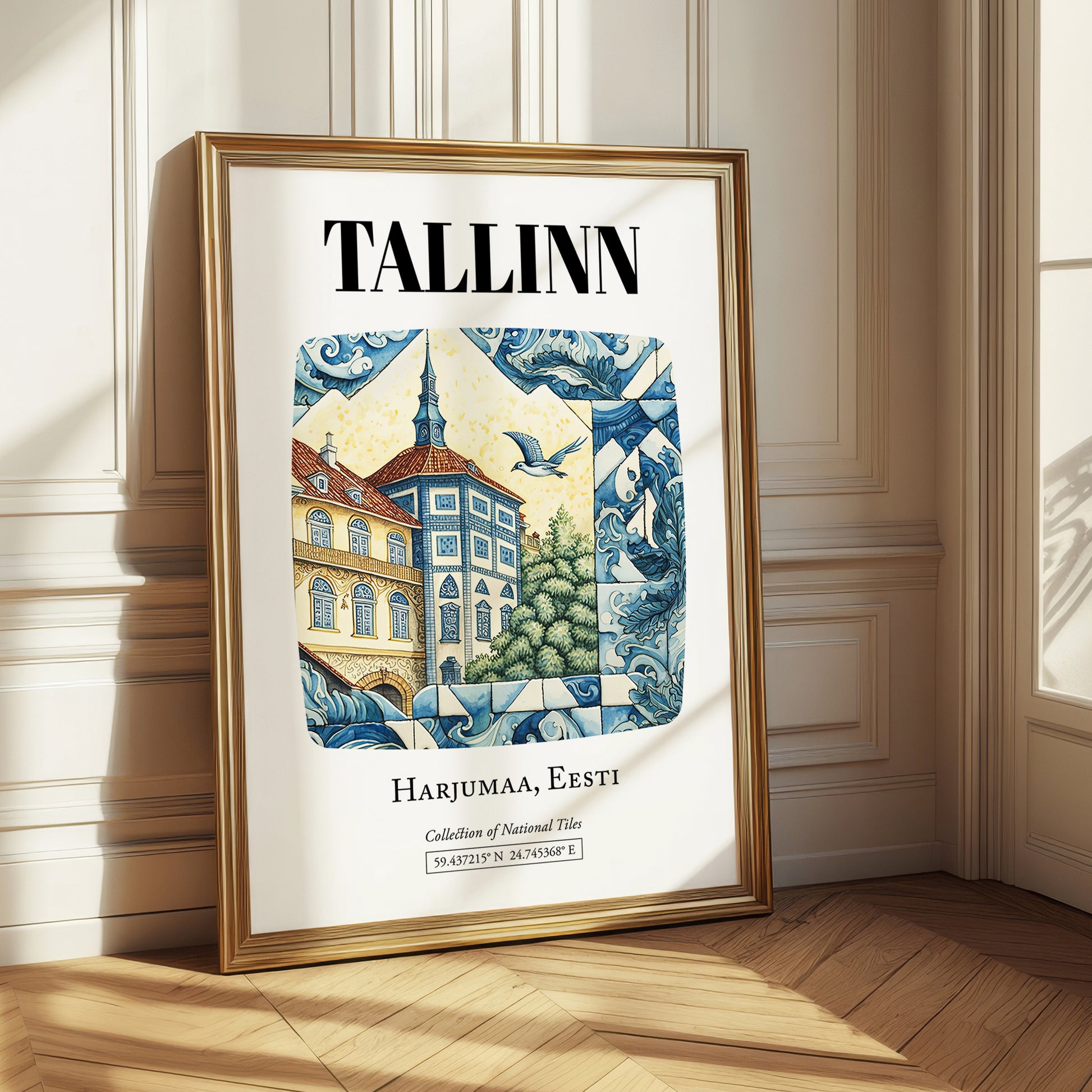 Tallinn, Estonia – Wanderlust Wall Decor, styled in a charming Paris street view