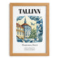Tallinn, Estonia – Wanderlust Wall Decor, set in oak frame