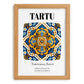 Tartu, Estonia – World Travel Art, set in oak frame