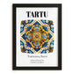 Tartu, Estonia – World Travel Art, in sleek black frame