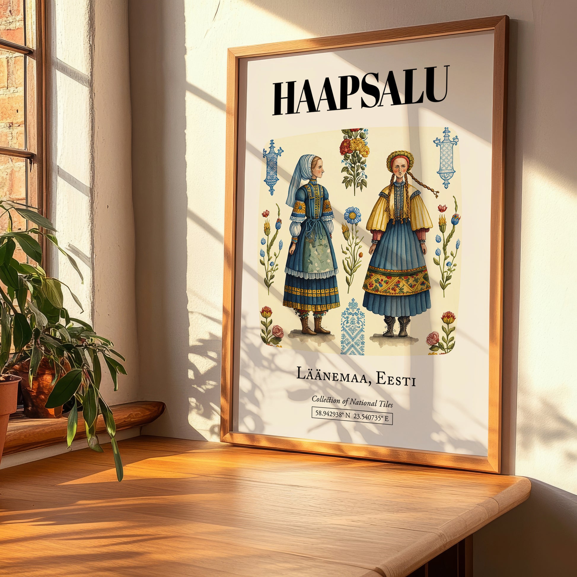 Haapsalu, Estonia – Travel Poster, clean layout with no caption