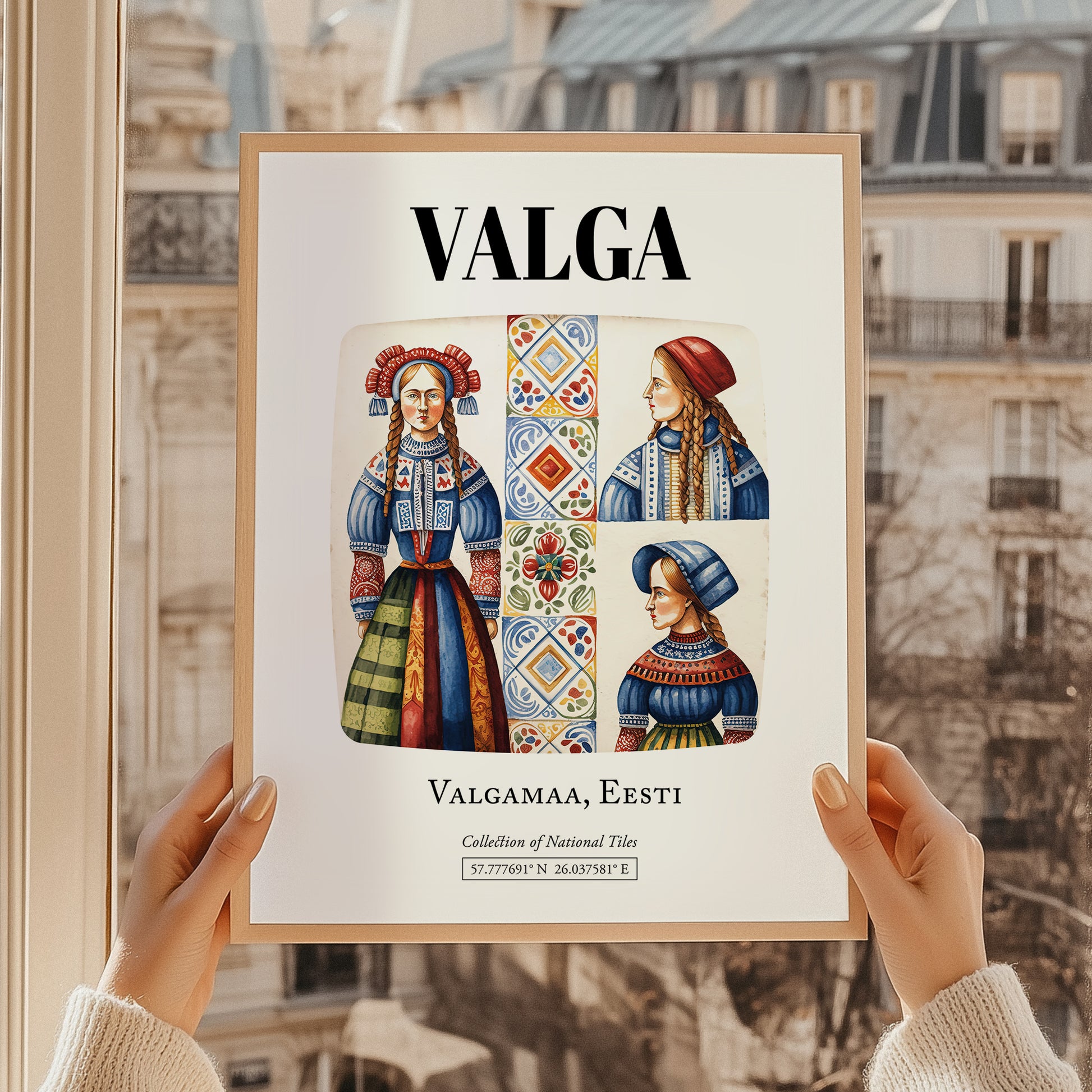 Valga, Estonia – National Pride Wall Decor