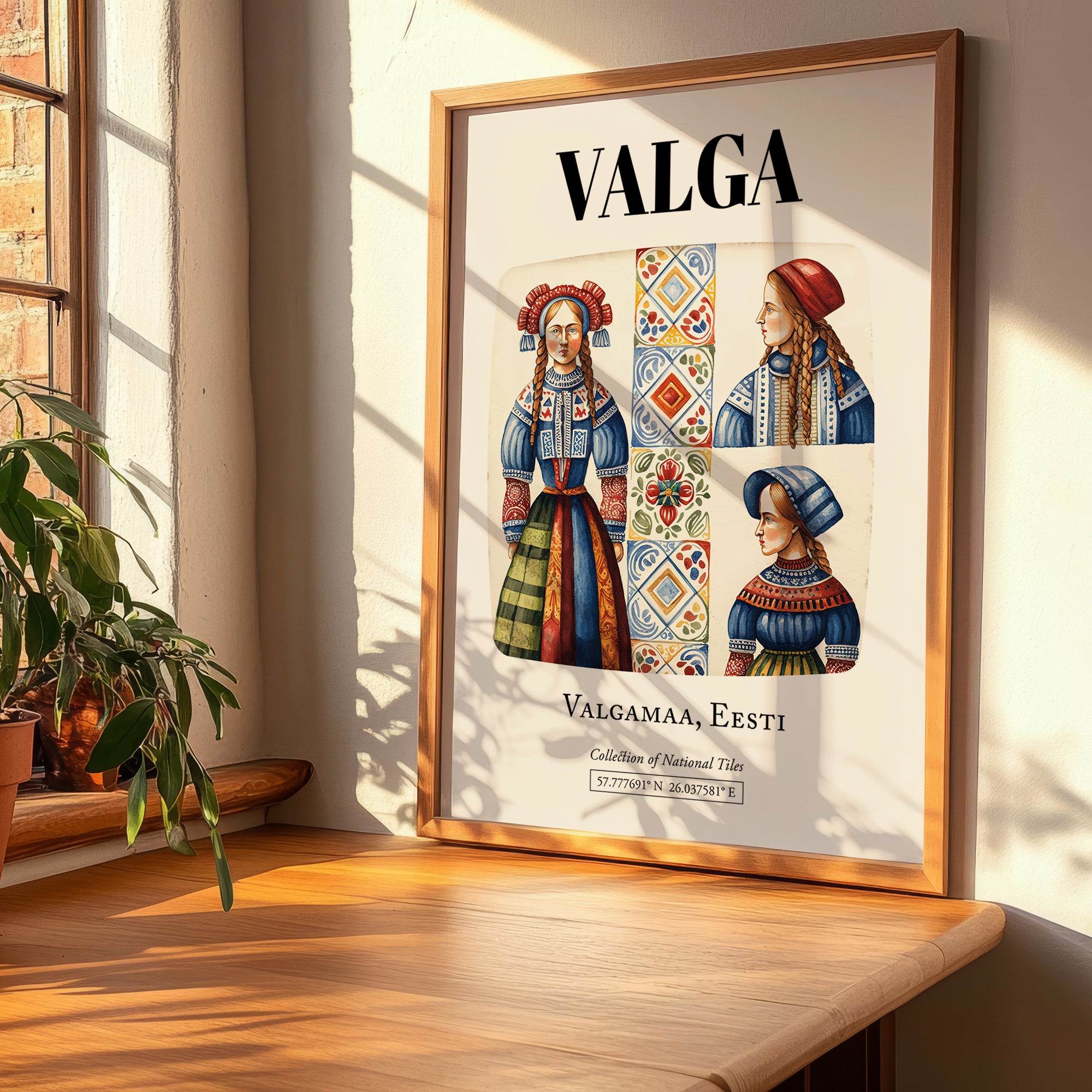 Valga, Estonia – National Pride Wall Decor, clean layout with no caption