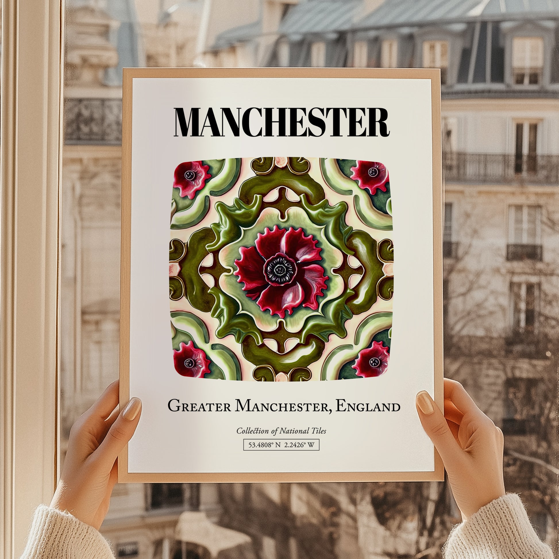 Manchester, England – Illustrated Travel Poster