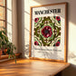 Manchester, England – Illustrated Travel Poster, clean layout with no caption