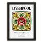 Liverpool, England – Travel Wall Art, in sleek black frame