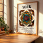 York, England – Travel Wall Art, clean layout with no caption