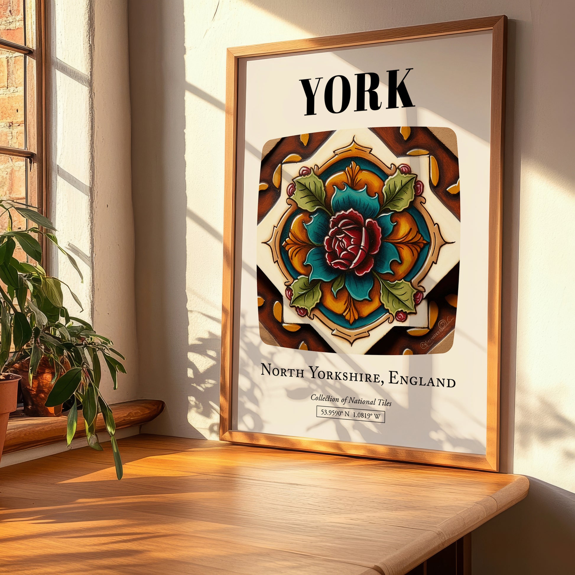 York, England – Travel Wall Art, clean layout with no caption