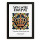 Newcastle Upon Tyne, England – Travel Print, in sleek black frame