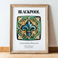 Blackpool, England – Global Wall Art, in wooden frame leaning on the floor