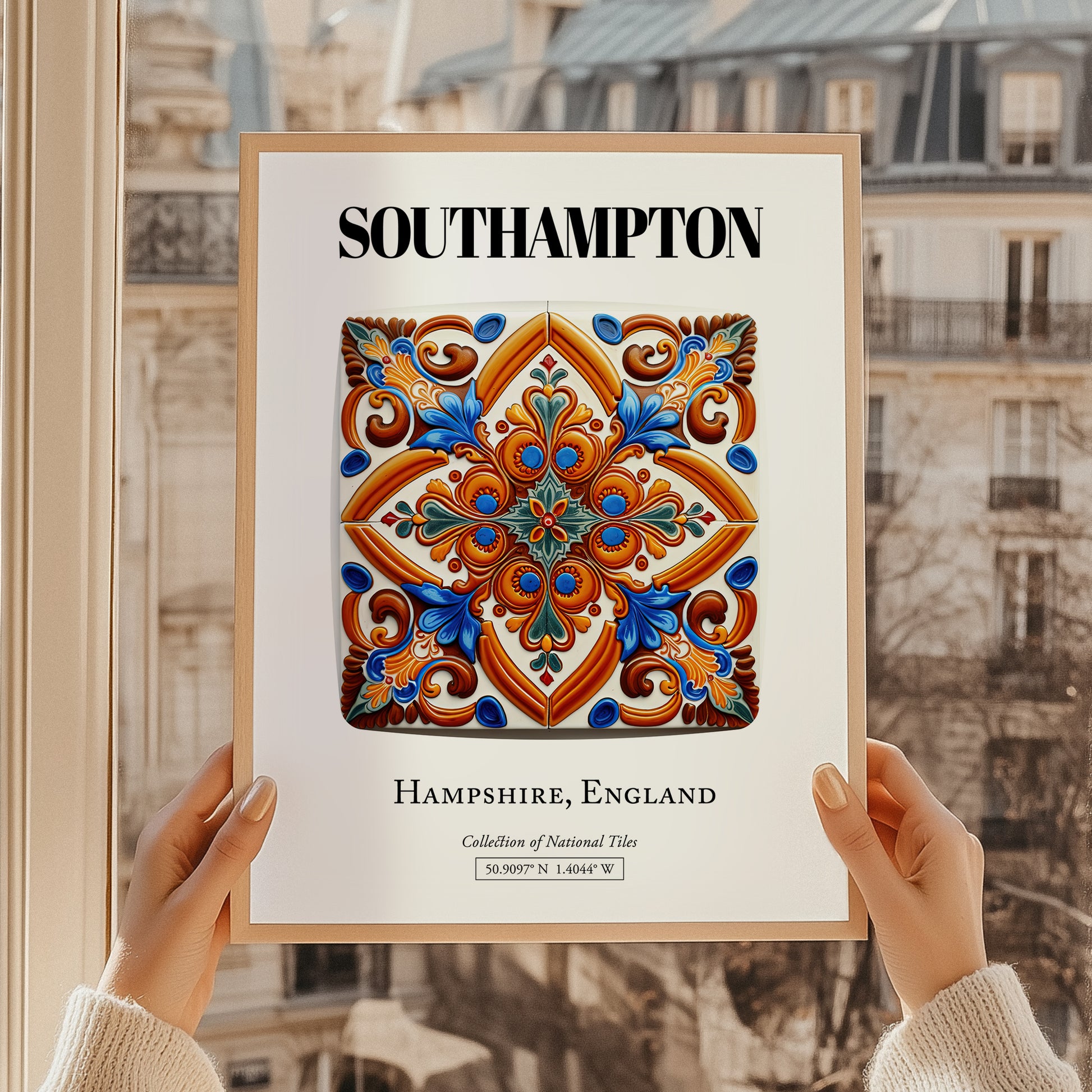 Southampton, England – Minimalist Travel Print