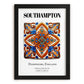 Southampton, England – Minimalist Travel Print, in sleek black frame