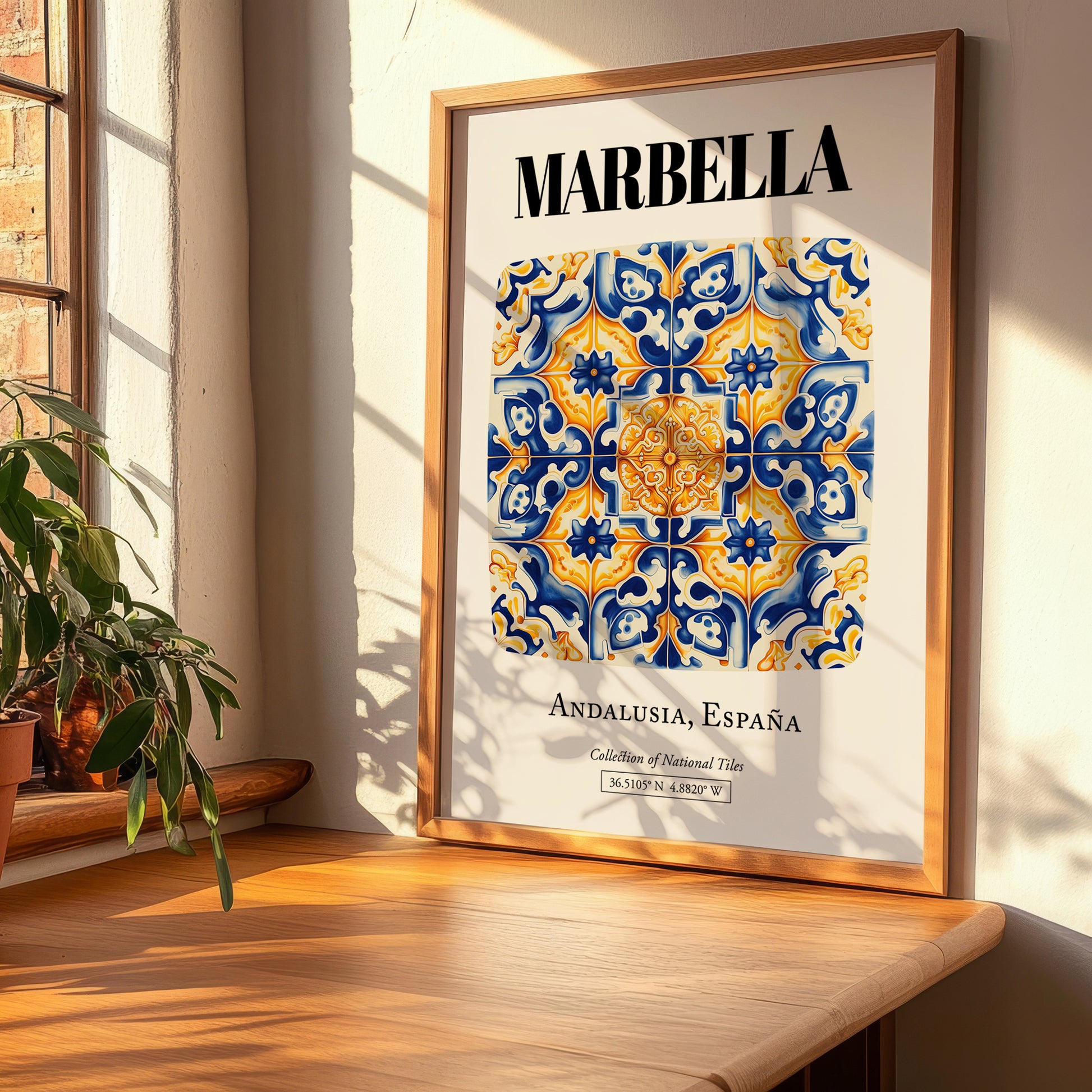 Marbella, Spain – Away From Home Poster, clean layout with no caption