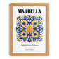 Marbella, Spain – Away From Home Poster, set in oak frame