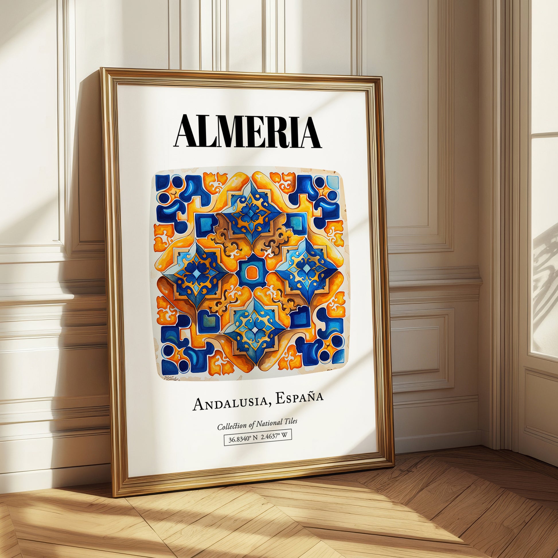Almeria, Spain – Travel Wall Art, styled in a charming Paris street view