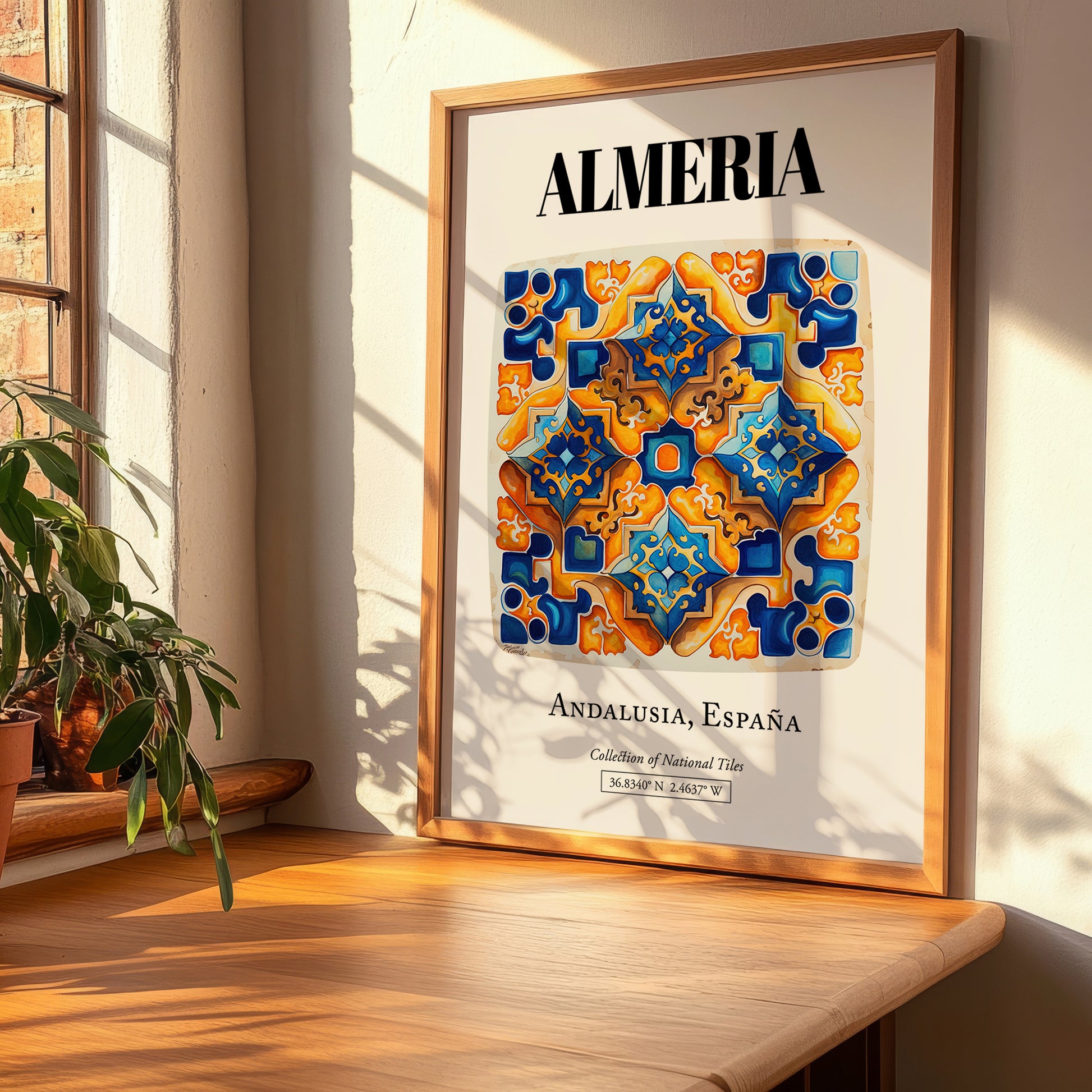 Almeria, Spain – Travel Wall Art, clean layout with no caption