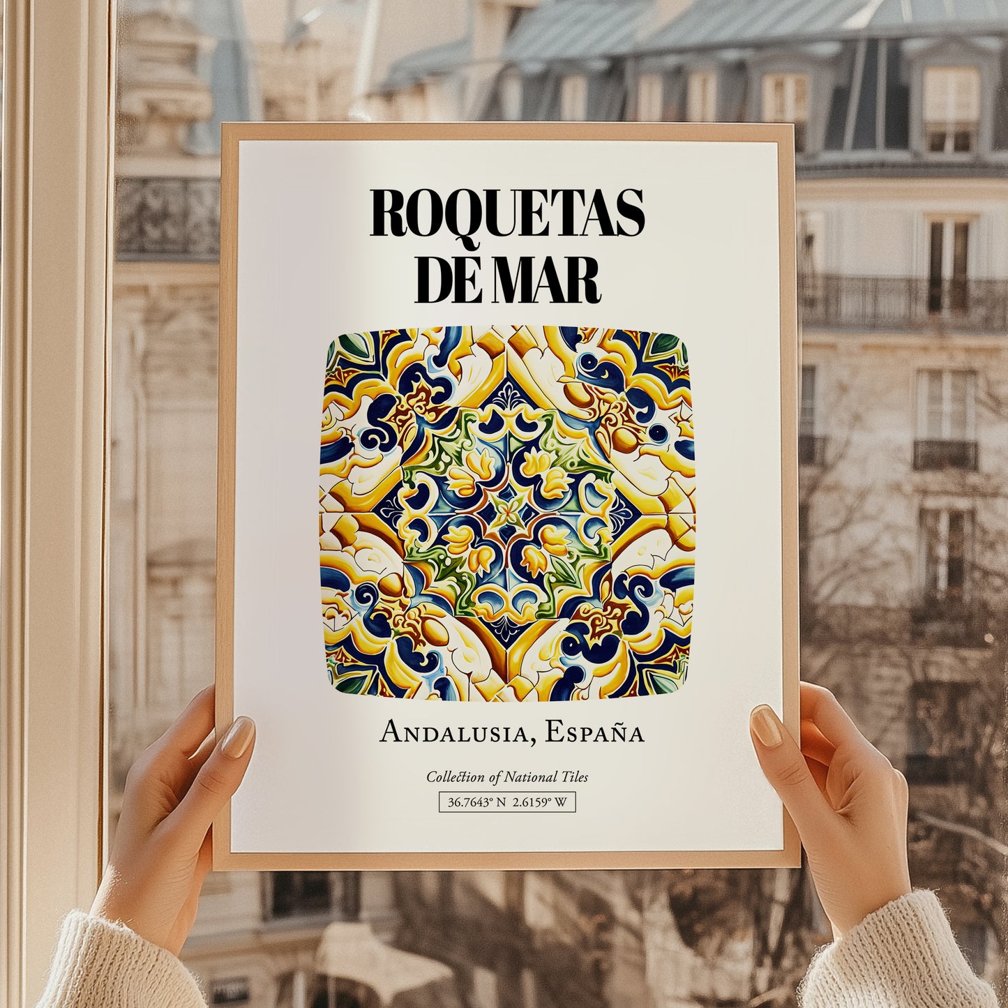 Roquetas De Mar, Spain – National Pride Wall Decor