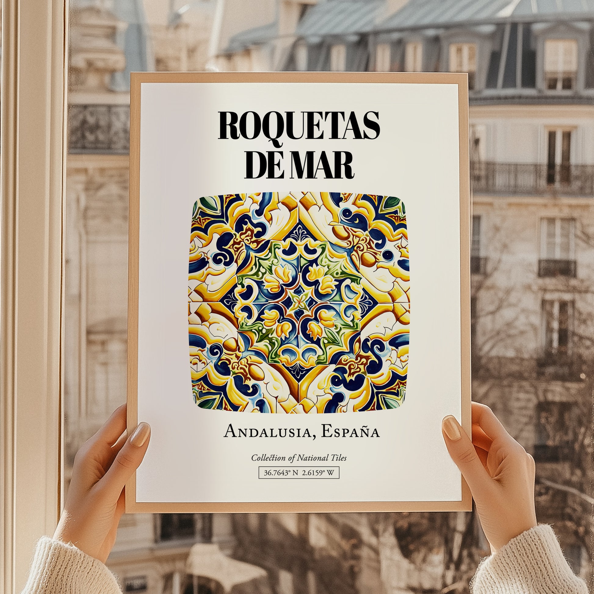 Roquetas De Mar, Spain – National Pride Wall Decor