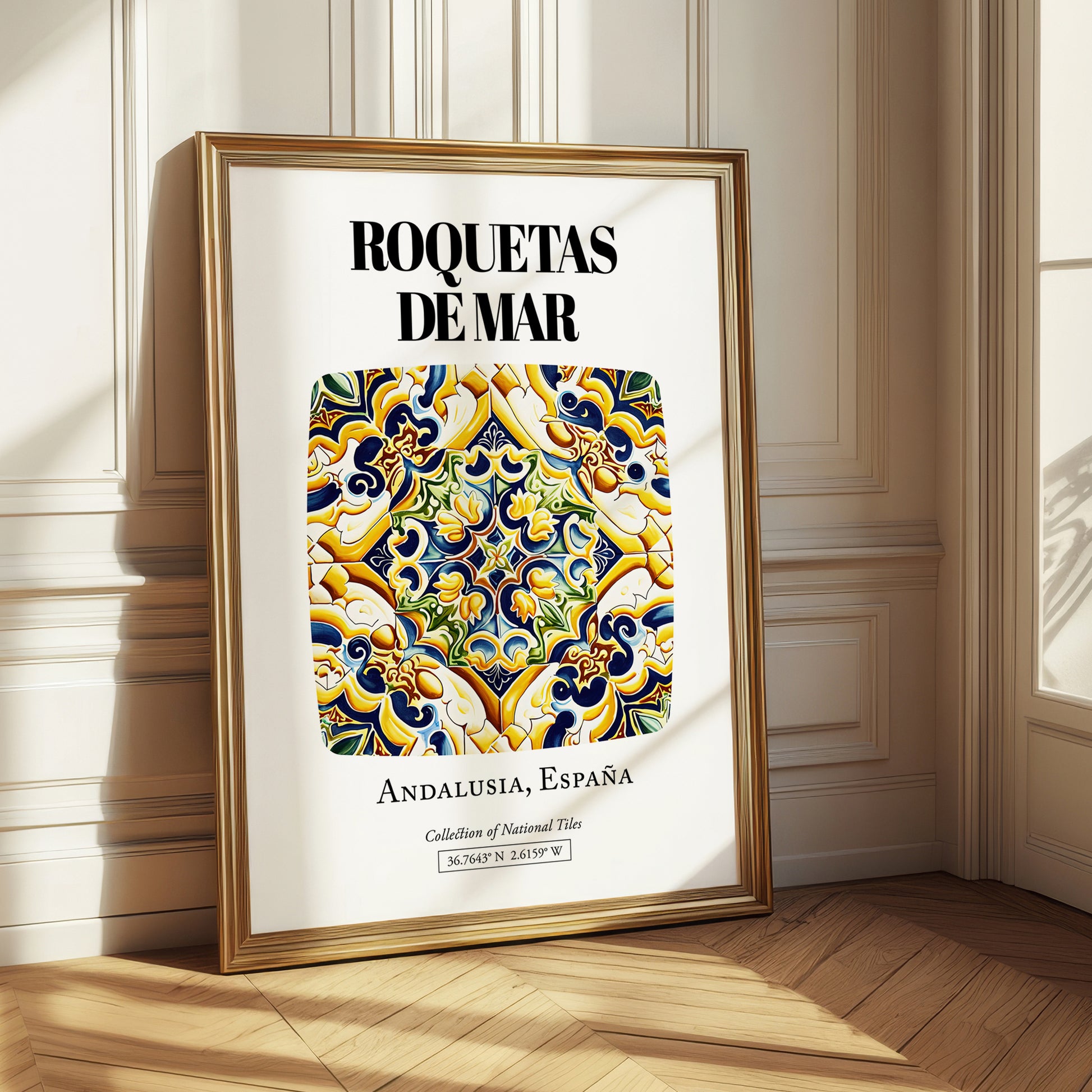 Roquetas De Mar, Spain – National Pride Wall Decor, styled in a charming Paris street view