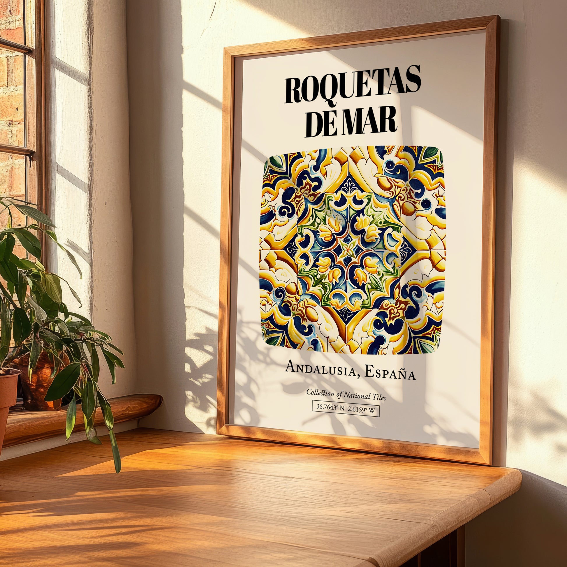 Roquetas De Mar, Spain – National Pride Wall Decor, clean layout with no caption