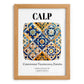 Calp, Spain – Travel Print, set in oak frame