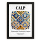 Calp, Spain – Travel Print, in sleek black frame