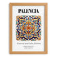 Palencia, Spain – Travel Poster, set in oak frame
