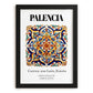 Palencia, Spain – Travel Poster, in sleek black frame