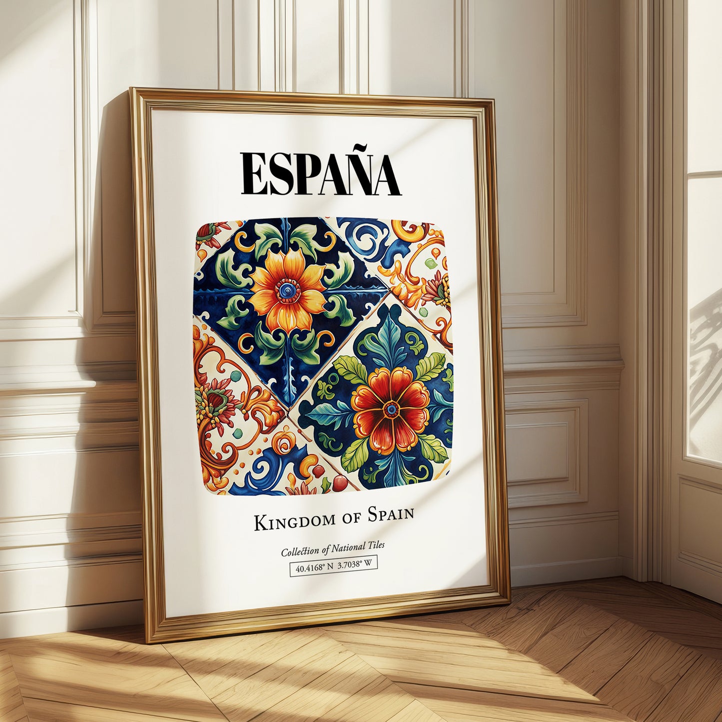 España, Spain – Travel Wall Art, styled in a charming Paris street view