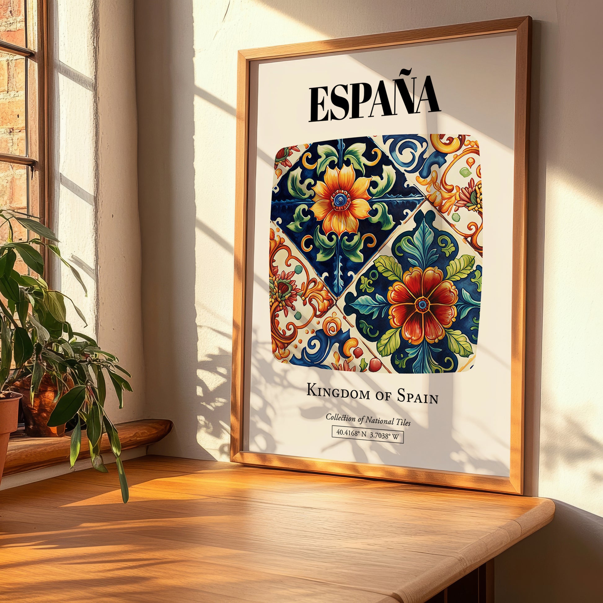 España, Spain – Travel Wall Art, clean layout with no caption