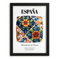 España, Spain – Travel Wall Art, in sleek black frame