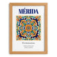 Mérida, Spain – Travel Poster, set in oak frame