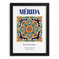 Mérida, Spain – Travel Poster, in sleek black frame