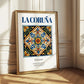 La Coruña (A Coruña), Spain – Cultural Heritage Wall Art, styled in a charming Paris street view