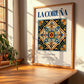 La Coruña (A Coruña), Spain – Cultural Heritage Wall Art, clean layout with no caption